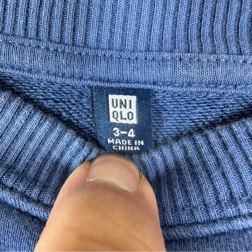 Uniqlo Kids “Burger Maker” Sweatshirt 3-4 EUC - Picture 5 of 8